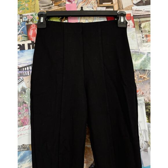 Black Anine Bing Max Slim Fit Pants Ankle Split 30/XXS - Picture 3 of 8